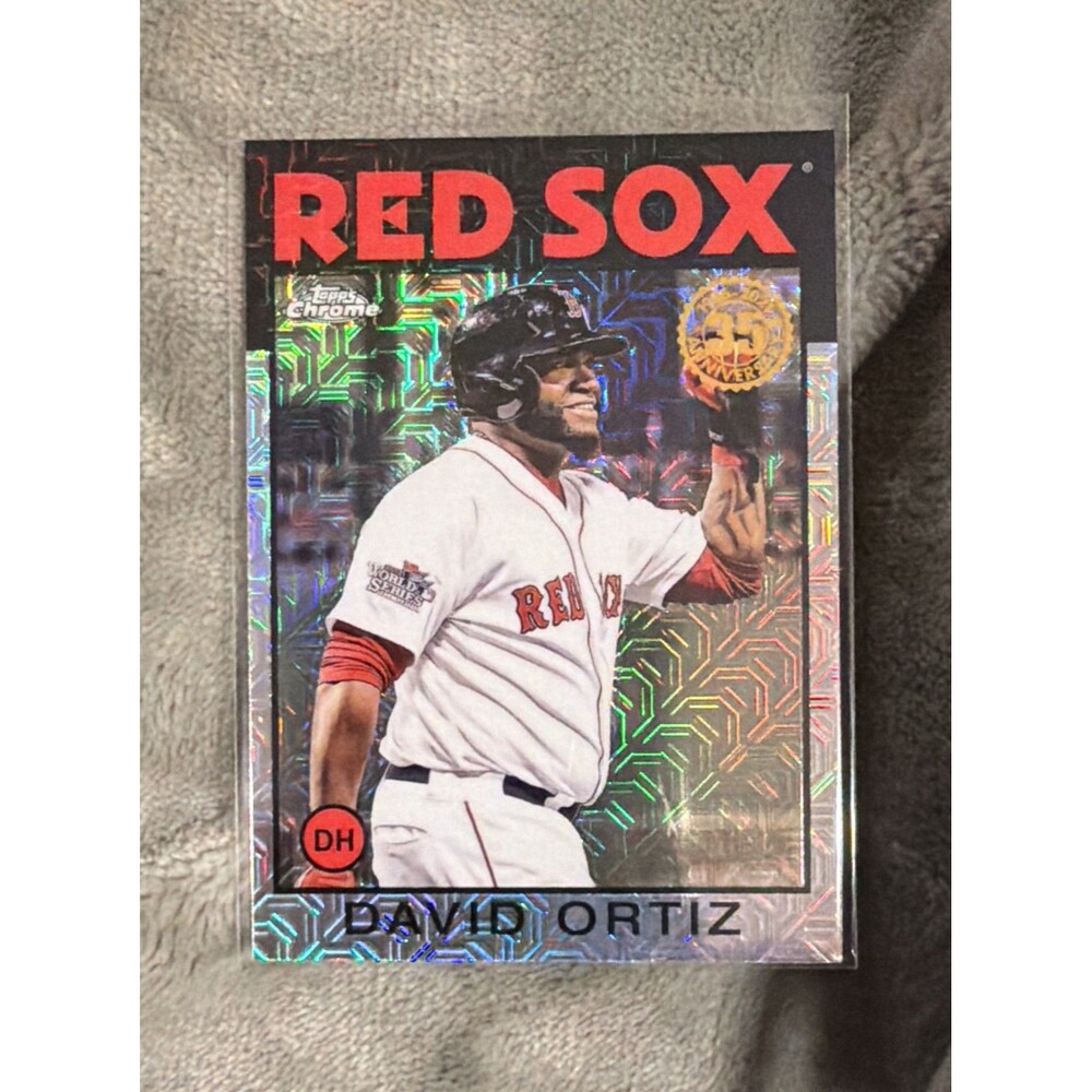2021 Topps Update Series - Silver Pack 1986 Topps Chrome Baseball David Ortiz...